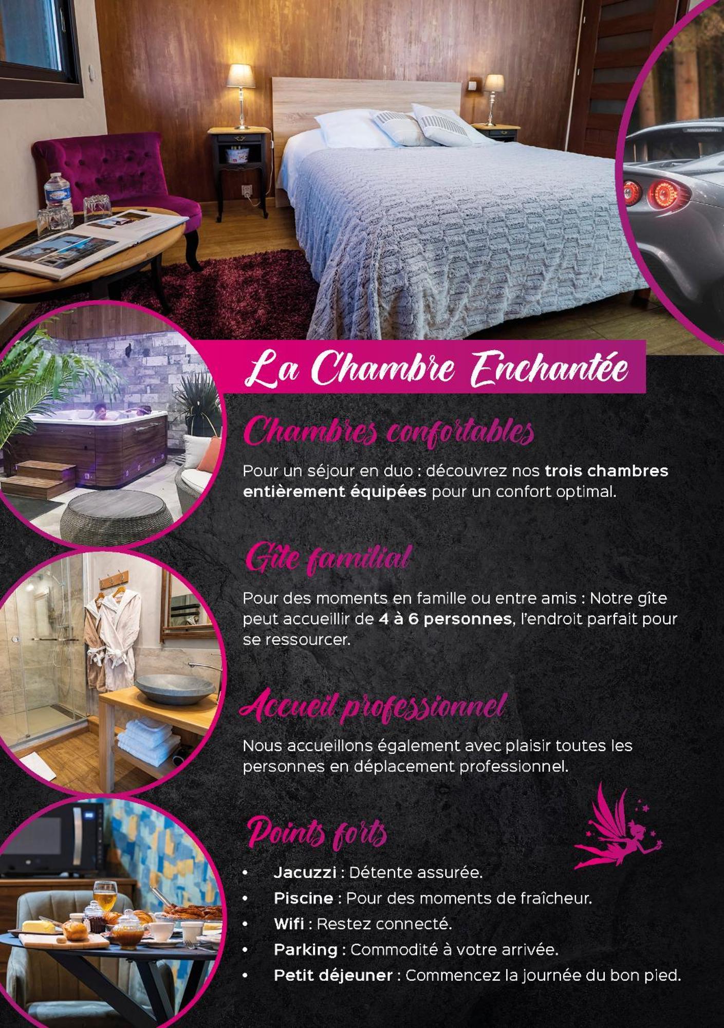 La Chambre Enchantee La Baffe Exterior foto